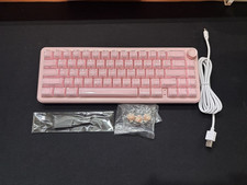 Womier L65 Pink Mechanical Bluetooth Illuminated RGB English QWERTY Keyboard