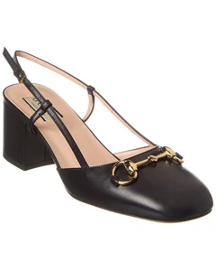 Escarpin femme Gucci Horsebit cuir à bandoulière