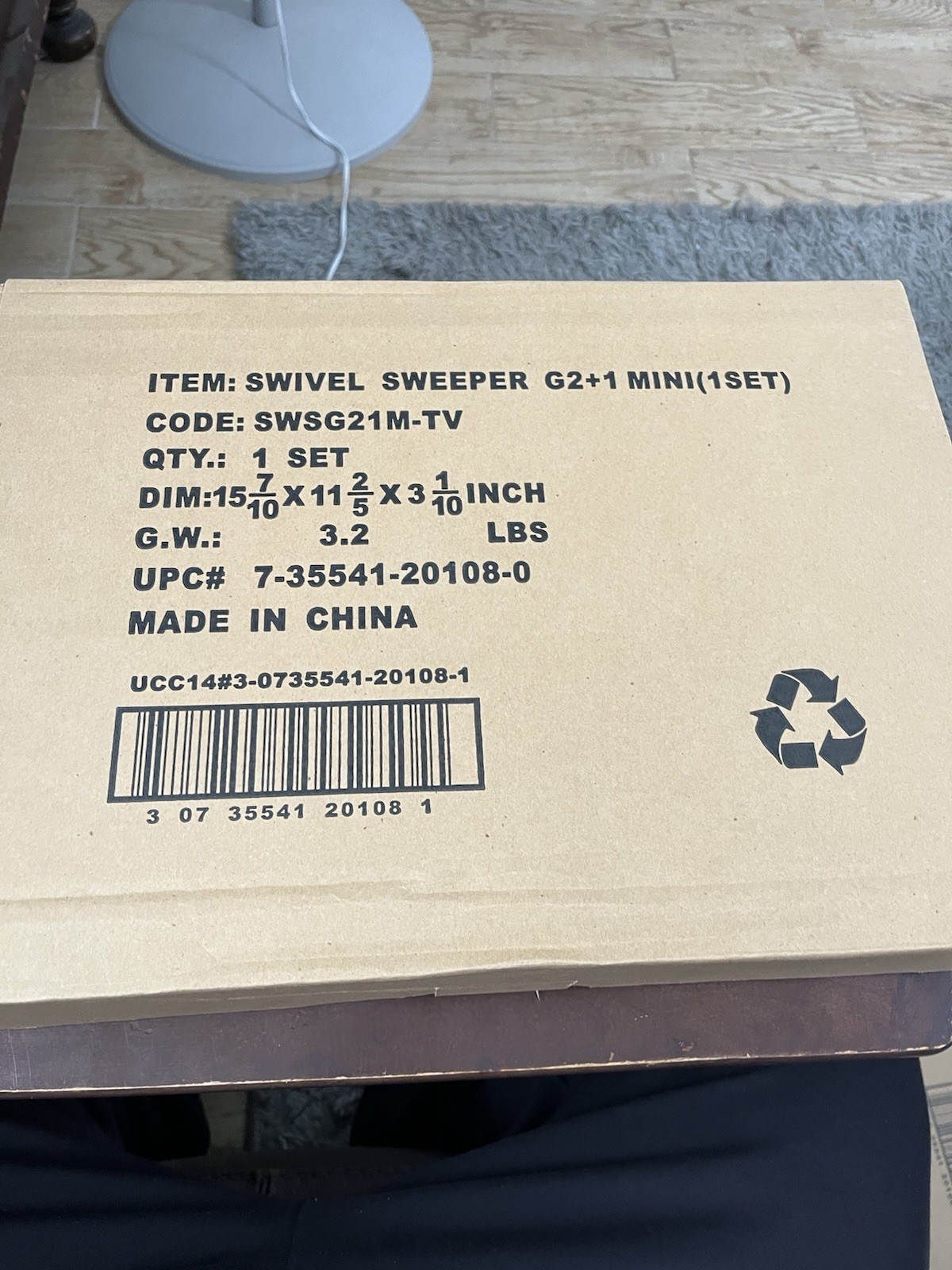 Ontel Cordless Swivel Sweeper G2 Seen on TV NEW in Box Papers, Instructions (XX)