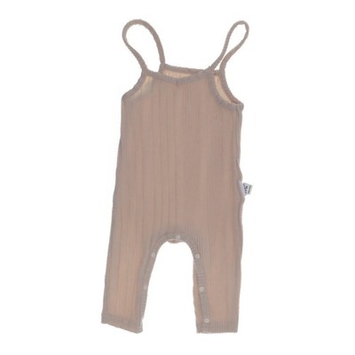 Shein, Strampler, Größe: 56, Beige, Streifen, Unisex (Kinder), Rippenstrick #4pd