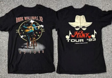 Hank Williams Jr Hank Tour 1993 T-Shirt, 90s Hank Williams Jr. Tour Concert tee