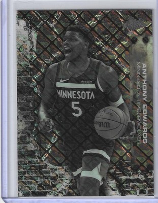 Anthony Edwards 2025-26 Topps Chrome Cactus Jack SP Logofractor #33 Timberwolves