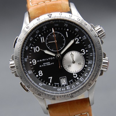 LESEN [N NEUWERTIG] HAMILTON Khaki Aviation ETO H776121 Pilot 42mm schwarz...