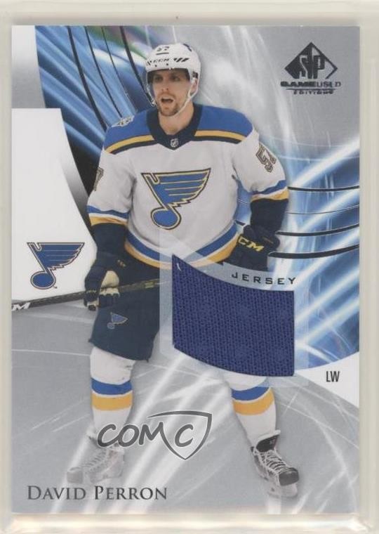 2020-21 Upper Deck SP Game Used Edition Silver Jersey David Perron #71 p0r