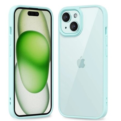 Stoßfeste durchsichtige Handyhülle Silikon Bumper für iPhone 16 15 14 13 12 11 Pro Max