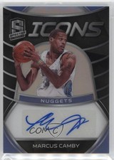 2019-20 Panini Spectra Icons Auto 50/99 Marcus Camby #IA-MCB Auto g5i