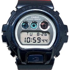 G-Shock DW-6900FS Tommy Collab Star-Striped Navy Red Resin Unisex Watch