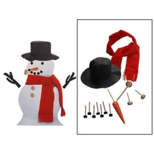 Hot Sale Snowman Decoration Making Kit Decorating Kit Pieces Making Winter Kit