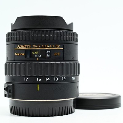 Tokina AT-X Fisheye 10-17mm F/3.5-4.5 DX Lens for Canon [Near Mint 