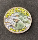 Colorized Kennedy JFK Half Dollar World War I Battle Of The Lys Free Shipping