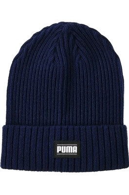 Puma | Herren Beanie Mütze dunkelblau klassisch gerippt | Einheitsgröße