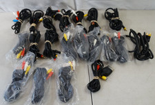 Lot of 20 Microsoft Original Xbox AV Cables Aftermarket And Official Brand