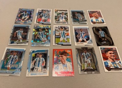 Argentina Cards Lot Messi, Garnacho, Álvarez   Panini Donruss Inserts & Parallel