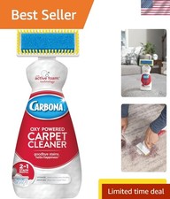 2-in-1 Oxy-Powered Carpet Cleaner 13.5 Fl Oz, Spot Cleaner with Dual Sponge ...