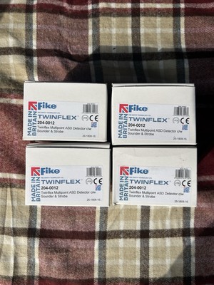 Fike 204-0012 Twinflex Multipoint ASD Detektor C/W Echolot & Strobe x4