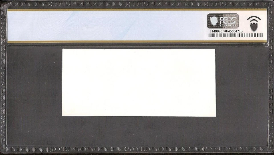 TIM PRUSMACK 50 CENT SPINNER FRACTIONAL ART NOTE SUPERB GEM PCGS 70 PPQ - Image 2 of 2