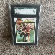 1979 Topps Steve Deberg SGC 9 Rookie Card . rookie card picture