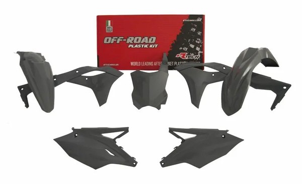 Racetech Plastik-Kit Quantum Grau FüR Kawasaki KX 250 (KX252B) 2020-image