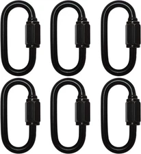 Stainless Steel Oval Locking Carabiner Links
