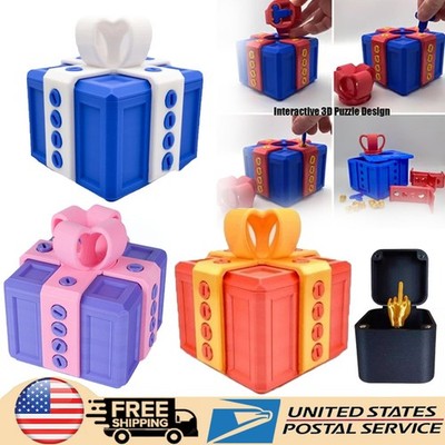 The Prank Box Annoying Present Gift Box with Screws, Puzzle Prank Gift Christmas