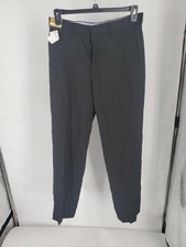 J.M. Haggar Pants Men's 32x32 Black Premium Stretch Classic Fit Suit Separates