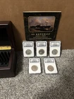 NGC Shipwreck Effect Seated Liberty Half Dollar Set 1854-59 SS Republic Pamphlet