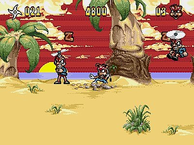 Zero the Kamikaze Squirrel (Sega Genesis, 1994)