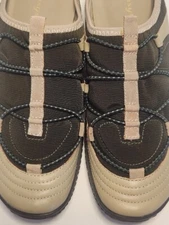 Easy Spirit Traveltime Clog Women Size 8 Slip On Mule Tan Dark Brown Never Worn