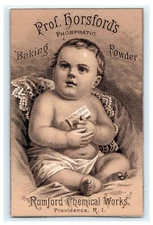Prof Horsford's Baking Phosphatic Powder Rumford Chemical Works Rhode Island 