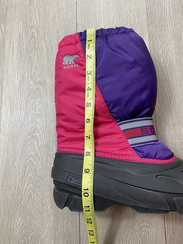 Botas de nieve para mujer SOREL Cub zapatos impermeables aislados rosa brillante talla 7 - Imagen 9 de 10