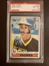 1979 Topps Ozzie Smith #116 PSA 8 Rookie Card