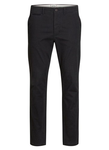 Jones Noir Jack Chiné Extensible amp; Marco Enzo Chino Pantalon Fin Coton zAS5qS