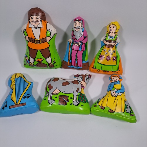 Lakeshore Tell A Story Jack Beanstalk Characters Rare Educational Learning Toy - Afbeelding 1 van 11