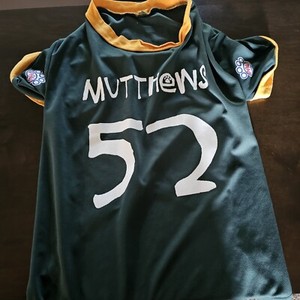 Green Bay Packers Pet Jersey #52 “Mutthews” Size XL Clay Mathews