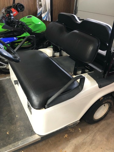 Back Seat Bottom Cover For E-Z-GO Medalist -TXT Golf Carts | 1994 - 2013 | Black - Picture 2 of 3