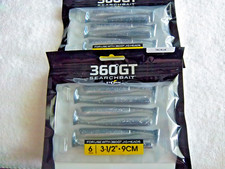 (LOT OF 2 PKS)-STORM 360GT SEARCHBAIT BODIES 3.5" SBB35TB TRU BLUE COLOR GET 12