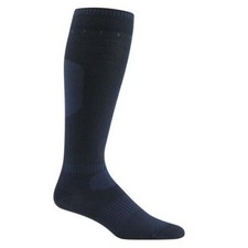 WIGWAM SNOW SILVER LITE SOCKS NAVY BLUE WOOL SKI SNOWBOARD LARGE W 10-13 M 9-12 