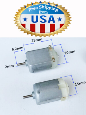 5 x FA-130RD DC Motor 1.5V 3V 6V 18000 RPM High Speed Metal Brush DIY Toy Car