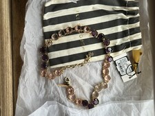 NWT - Lele Sadoughi Candy Crystal Necklace
