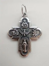 Catholic 5 Way Protection Cross Five Way Religious Medal