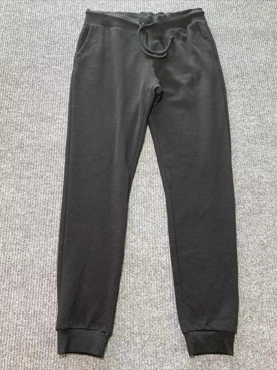 Divided Sweatpants Mens M Black Stretch eBay