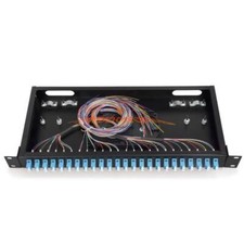 48 core LC with adapter pigtail 24 Ports Patch Panel Fiber Optic Terminal Box