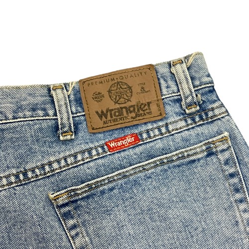 Vintage Wrangler Jeans Regular Fit Blue Mens 38W 30L Made in USA Denim - Picture 8 of 14
