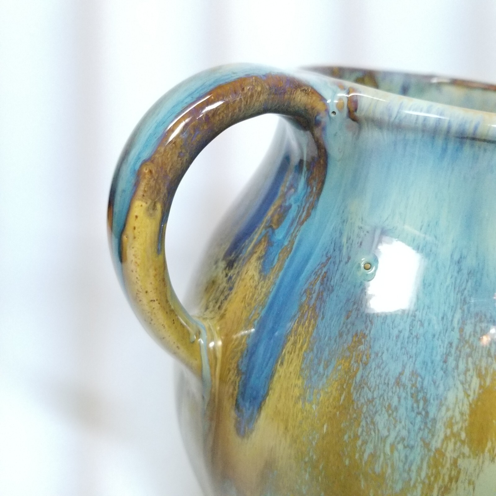 Shearwater Pottery Vase Double Handle eBay