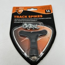 SOFSOLE Track Spikes 1/4" Pyramid Steel Wrench Included New 14 Spikes For 1 Shoe
