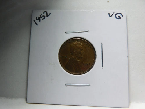 1952 Lincoln Wheat Cent No Mint Mark Circulated-Good to Very Good or Better