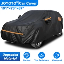 SUV Full Car Cover Upgraded Material Waterproof Car Cover Up to 191''