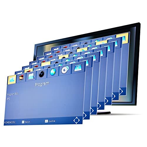 Mediasonic HomeWorx ATSC Digital Converter Box with TV Tuner, TV