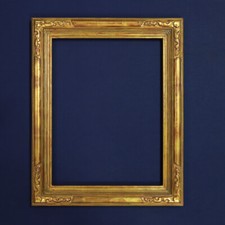 11 x 14 - 14 x 18 in Plein Air Hand Carved Picture Frame Gilded in 22k Gold Leaf
