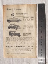 Jowett JupiterJavelin Bradford Advertisement Australian Motor Sports Magazine